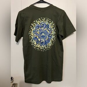 Peace Frogs Natural Soul Graphic Tee- Size small